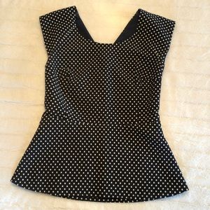 Banana Republic Tops - BANANA REPUBLIC polka dot peplum top Banana Republic Tops - BANANA REPUBLIC polka dot peplum top